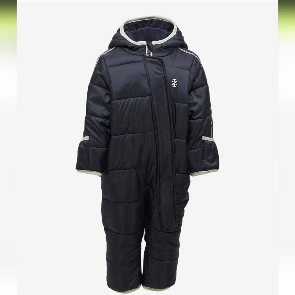 Izod Woven Snowsuit Navy Blue 6-12M